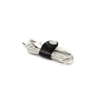 Set of 2 Cable/Headphone Holders Black