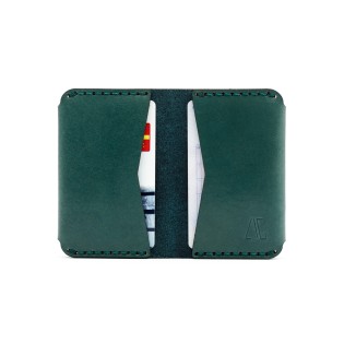 Double Card Holder Green