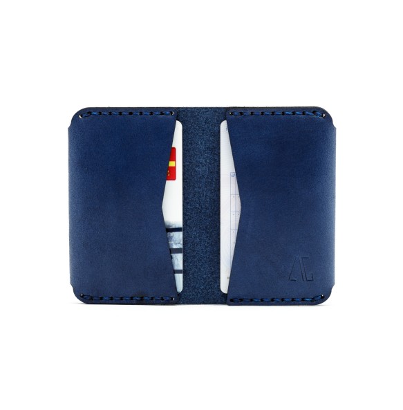 Double Card Holder Blue
