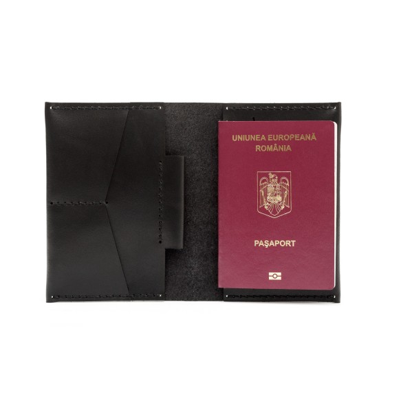 Passport/Notebook Wallet Black