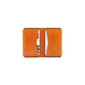 Double Card Holder Brown